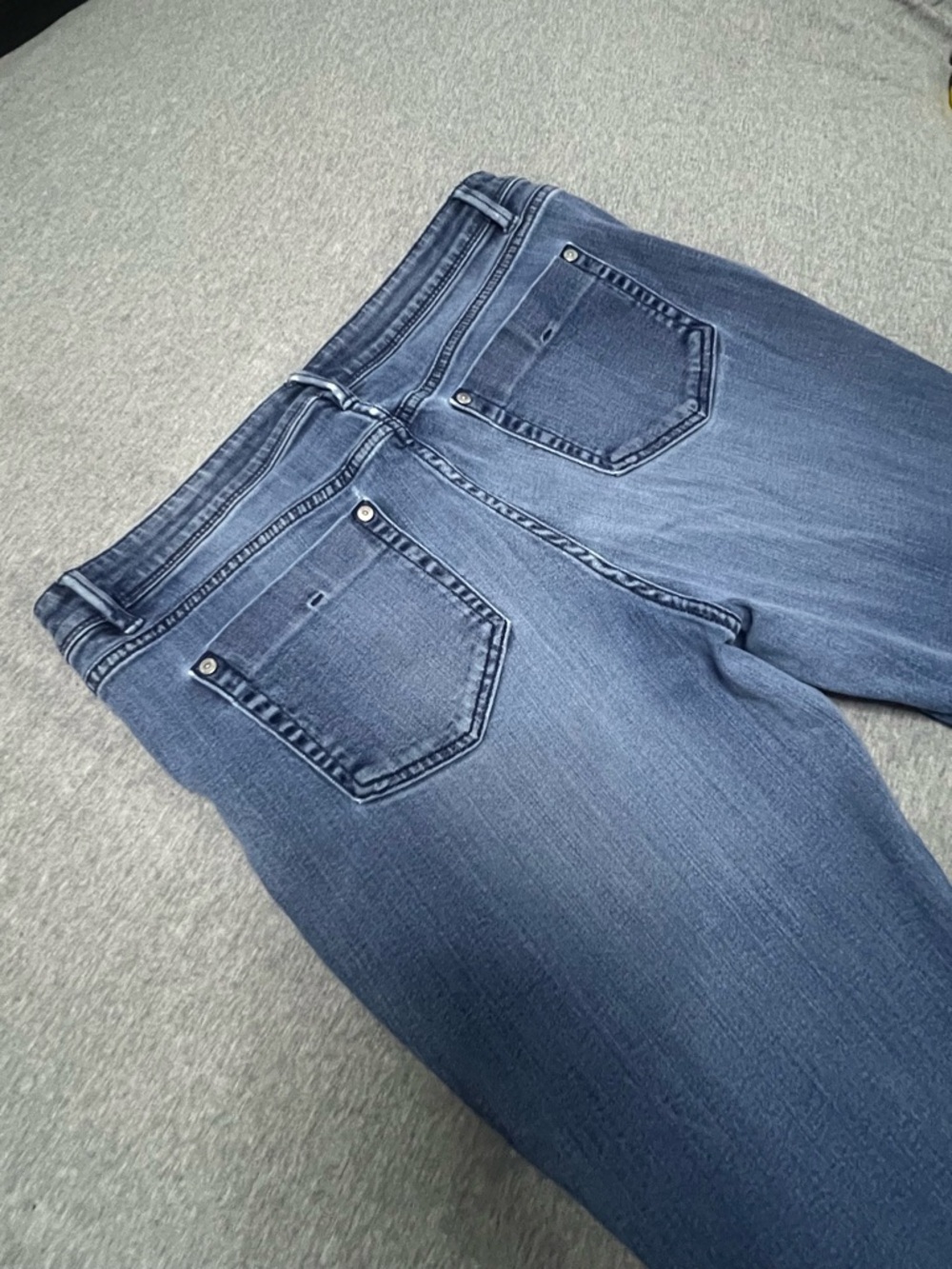 J. Jill Women's Medium Blue Straight-Leg Jeans - Picture 5 of 6
